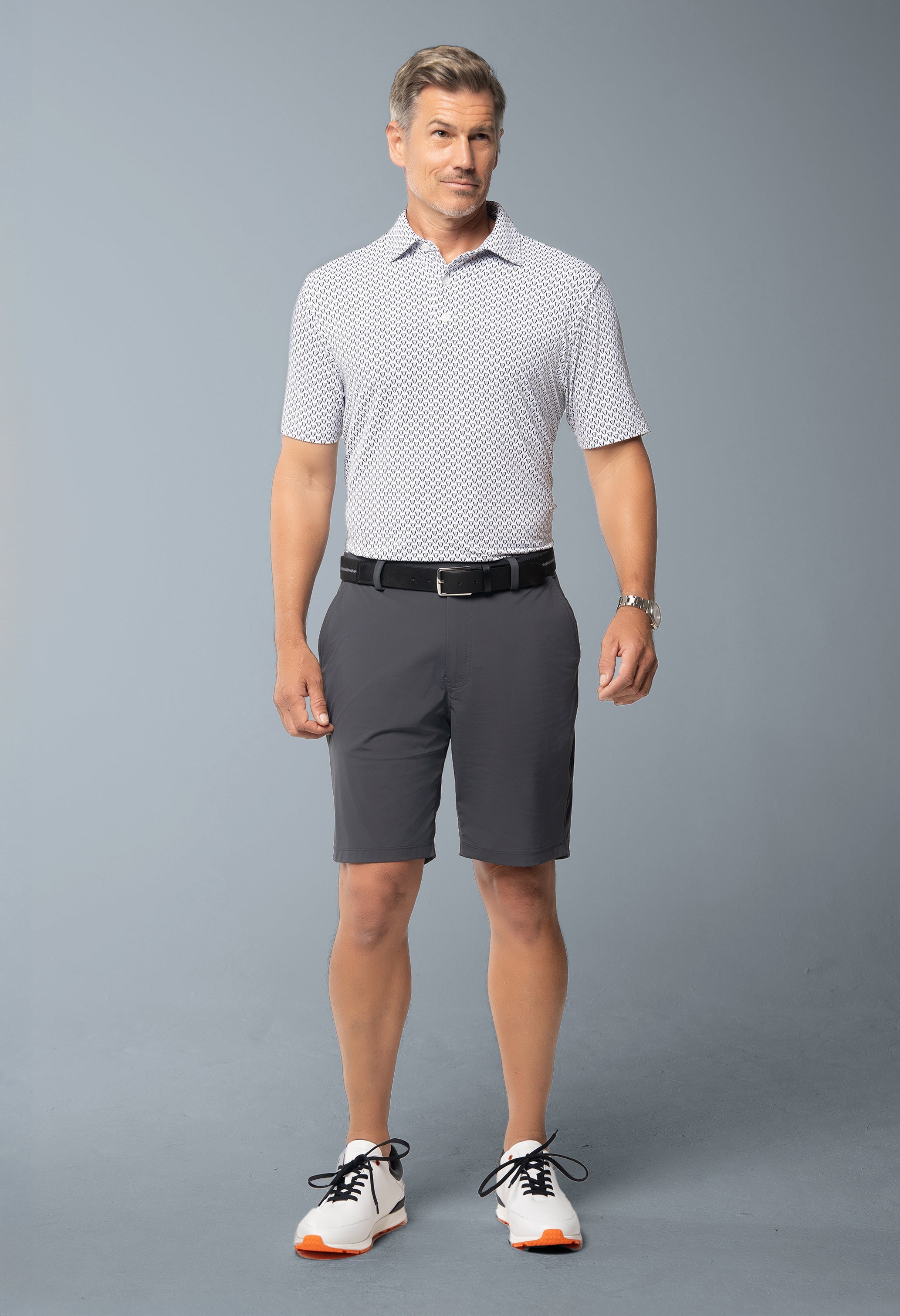 Tuxedo Print Short Sleeve Polo – 94172 (Modern Fit)