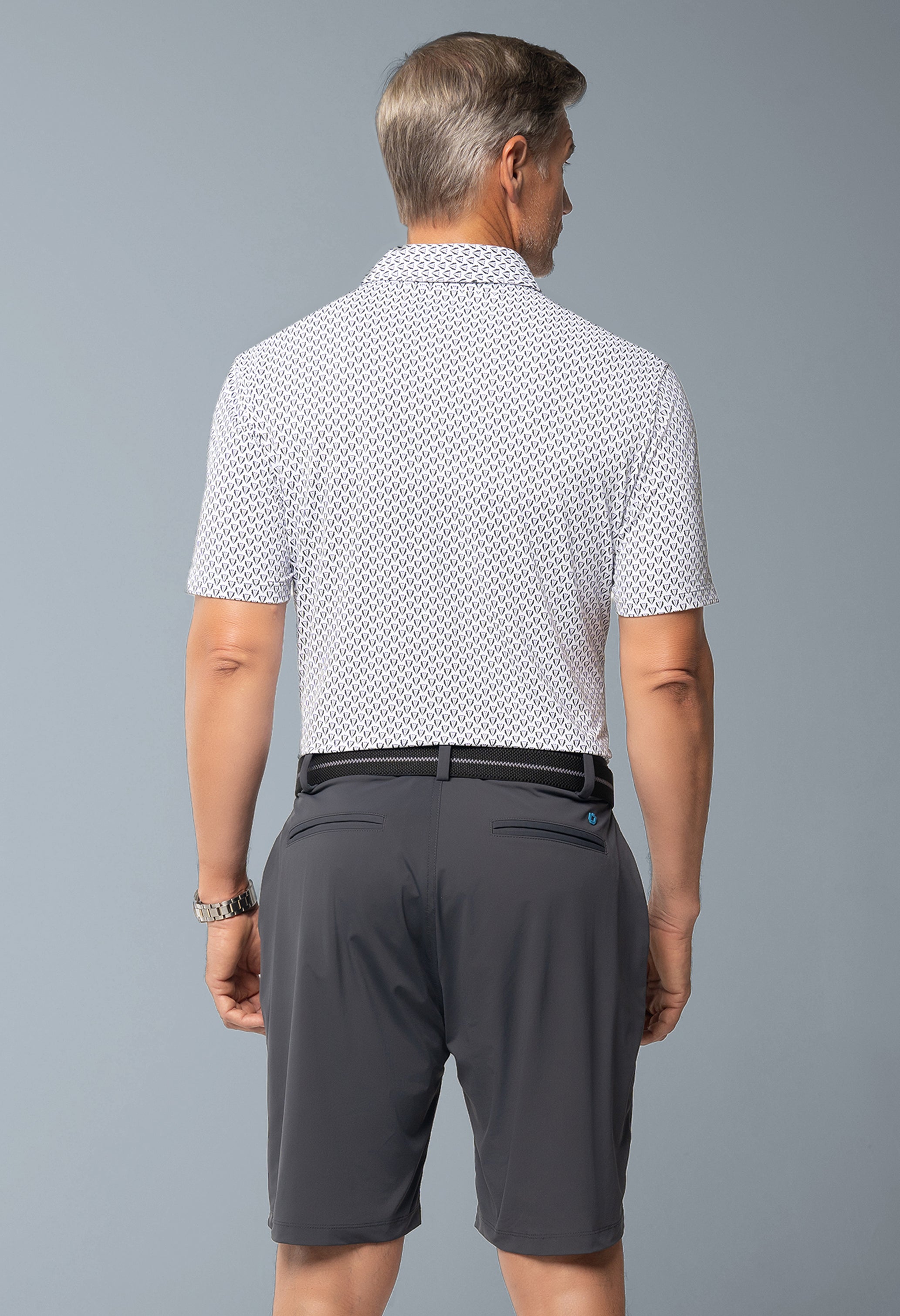 Tuxedo Print Short Sleeve Polo – 94172 (Modern Fit)
